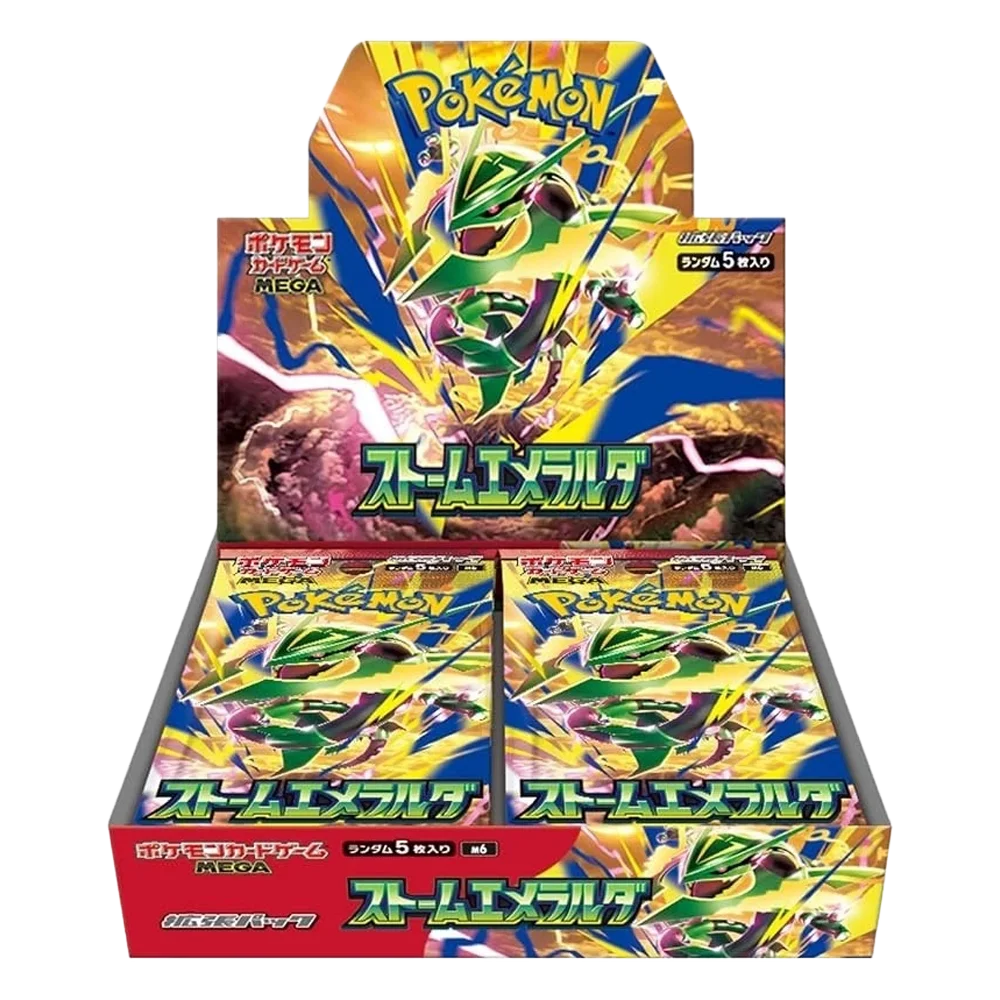 Pokemon Storm Emeralda Booster Display M6 Japanisch